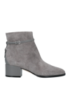 Sergio Rossi Ankle Boots In Grey