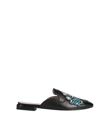 POLLINI POLLINI WOMAN MULES & CLOGS BLACK SIZE 6 CALFSKIN