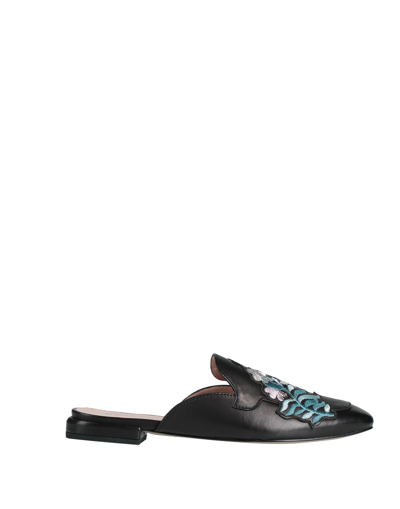 Pollini Woman Mules & Clogs Black Size 6 Calfskin