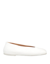 Marsèll Spatolona Square-toe Ballet Flats In White