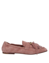 Tod's Loafers In Pink