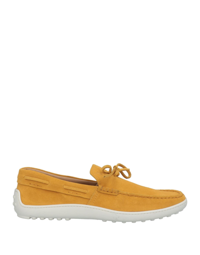 Tod's Loafers In Yellow