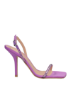 Eddy Daniele Sandals In Purple