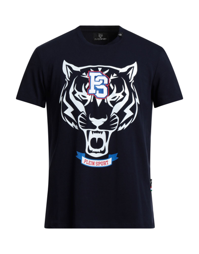 Plein Sport T-shirts In Dark Blue