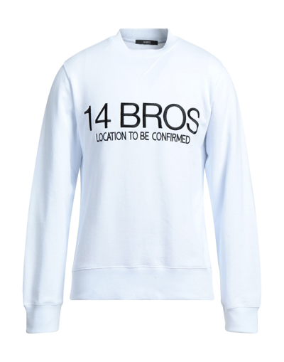 14bros Sweatshirts In White