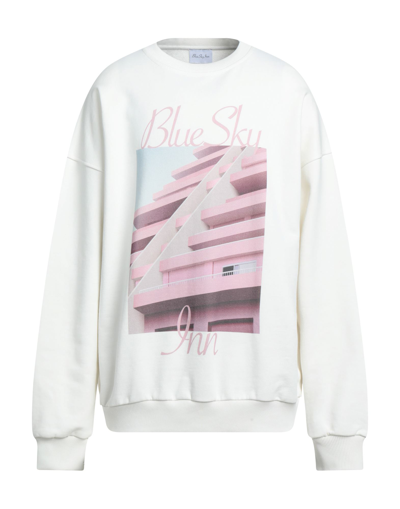 Blue Sky Inn Sweatshirts In White
