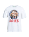 Aries T-shirts In White