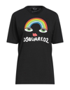 Dsquared2 T-shirts In Black