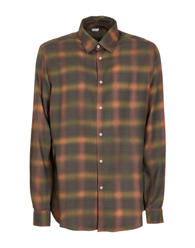 8 By Yoox Shirts In Brown