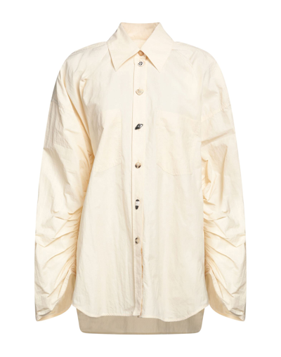 Nanushka Shirts In Beige
