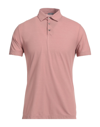 Zanone Polo Shirts In Pink