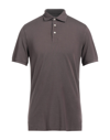 Fedeli Polo Shirts In Brown
