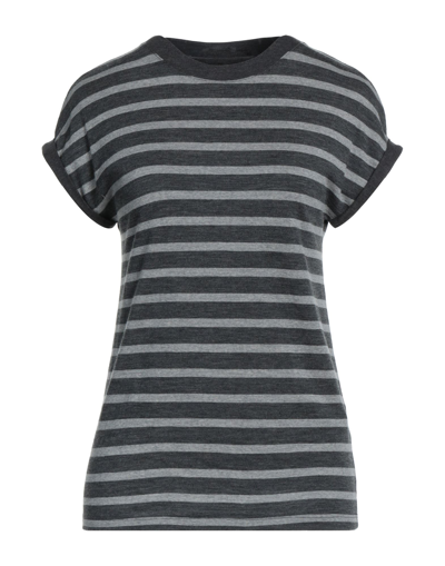 Eleventy T-shirts In Steel Grey