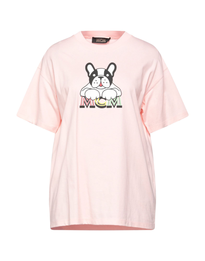 Mcm Dog T-shirt In Pink