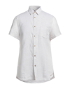 Trussardi Jeans Shirts In White