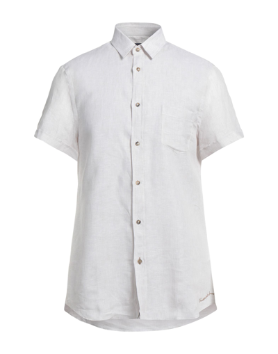 Trussardi Jeans Shirts In White