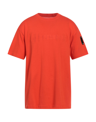 A-cold-wall* Man T-shirt Coral Size S Cotton In Red