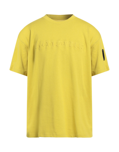 A-cold-wall* A Cold Wall Dissolve Dye Cotton T-shirt In Yellow