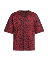 DOLCE & GABBANA DOLCE & GABBANA MAN T-SHIRT RED SIZE 46 COTTON, POLYESTER