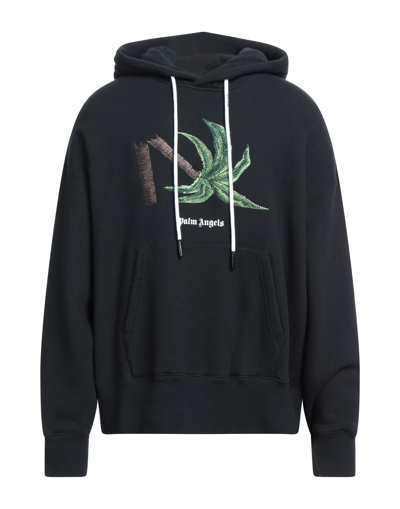 Palm Angels Man Sweatshirt Black Size Xl Cotton