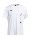 TRUSSARDI TRUSSARDI MAN T-SHIRT WHITE SIZE S COTTON