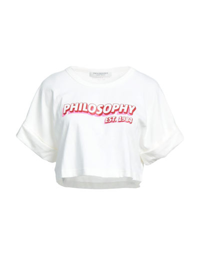 Philosophy Di Lorenzo Serafini T-shirts In White