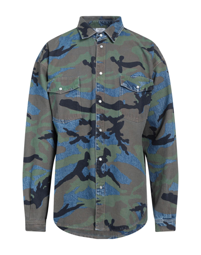 Vetements Denim Shirts In Blue