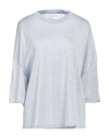 MAJESTIC MAJESTIC FILATURES WOMAN T-SHIRT BLUE SIZE 1 LYOCELL, CASHMERE