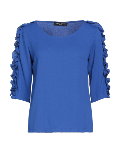 Frankie Morello Blouses In Blue