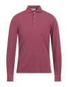 Gran Sasso Polo Shirts In Red