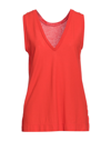 Slowear Tank Tops In Red