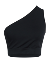 RICK OWENS RICK OWENS WOMAN TOP BLACK SIZE M POLYESTER, ELASTANE