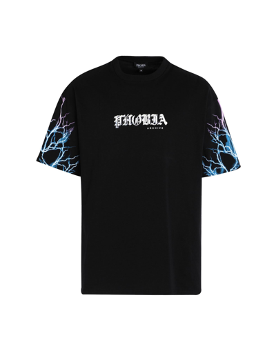 Phobia Archive T-shirts In Black