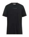 Alyx 1017  9sm 1017  9sm Fitted T-shirt With Colorful Print And Front Logo In Black