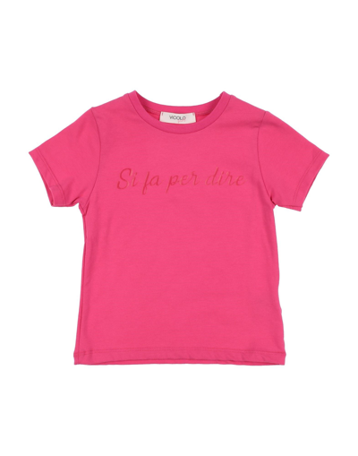 Vicolo Babies' T-shirts In Pink