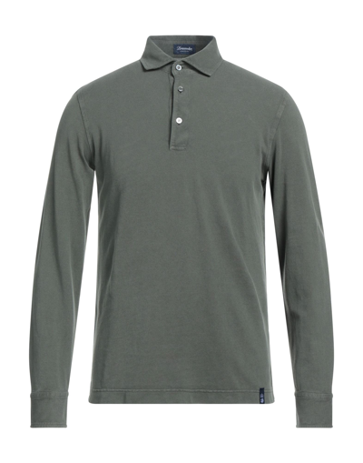 Drumohr Polo Shirts In Green