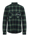 Amiri Shirts In Dark Green