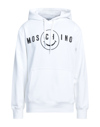 MOSCHINO MOSCHINO MAN SWEATSHIRT WHITE SIZE 40 COTTON