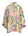 Dolce & Gabbana Abstract-print Silk Shirt In Green