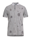 Alpha Studio Polo Shirts In Grey