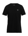 Barbour T-shirts In Black