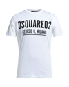 Dsquared2 Ceresio 9 Print Cotton Jersey T-shirt In White