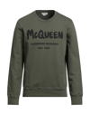 Alexander Mcqueen Sweatshirts In Green
