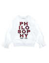 Philosophy Di Lorenzo Serafini Kids' Sweatshirts In White