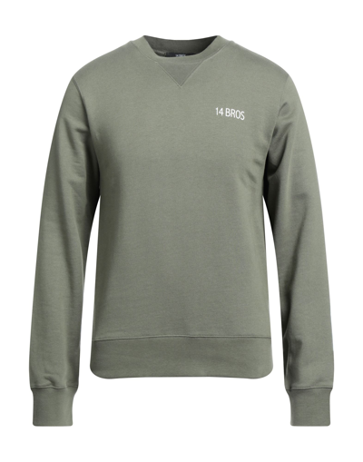 14bros Sweatshirts In Green