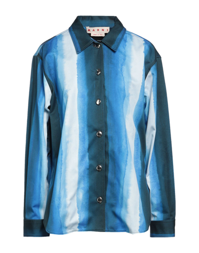 Marni Shirts In Blue