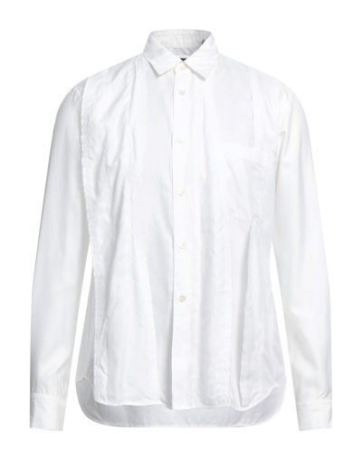 Comme Des Garçons Shirts In White