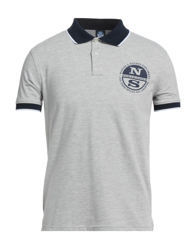 North Sails Polo Shirts In Grey