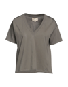 Loulou Studio T-shirts In Military Green
