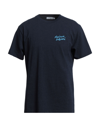 Maison Kitsuné T-shirts In Dark Blue